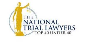 The National Trial Lawyers Top 40 Under 40 badge